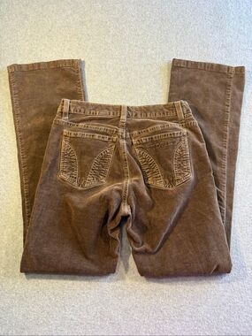 vintage Y2K brown corduroy bootcut pants DKNY 2